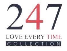 Nhãn hiệu 247 LOVE EVERY TIME COLLECTION  của Công ty TNHH Bảo Tín Minh Châu, số đơn 4-2018-11885