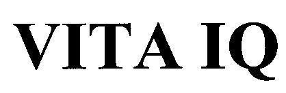 Nhãn hiệu VITA IQ  của Công ty cổ phần sữa VitaDairy Việt Nam, số đơn 4-2018-13901