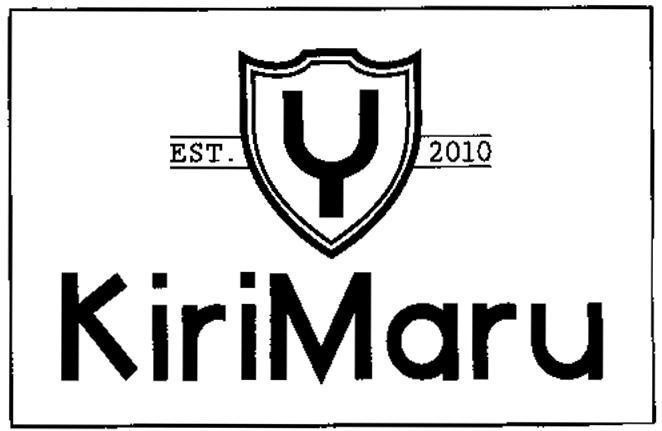 Nhãn hiệu KiriMaru EST. Y 2010  của Công ty TNHH YAME VN, số đơn 4-2018-16921