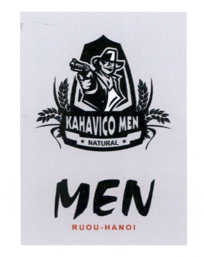 Nhãn hiệu KAHAVICO MEN NATURAL MEN RUOU - HANOI  của Tạ Văn Khanh, số đơn 4-2018-19628