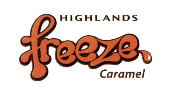 Trademark HIGHLANDS freeze Caramel  of Blue Sky Holdings Limited, application No 4-2018-25328