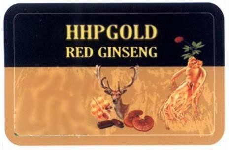 Nhãn hiệu HHPGOLD RED GINSENG  của Công ty trách nhiệm hữu hạn TMDV&XNK Hoàng Hải Phát, số đơn 4-2018-32889