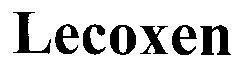 Nhãn hiệu Lecoxen  của Công ty TNHH dược phẩm Vạn Cường Phát, số đơn 4-2018-33080