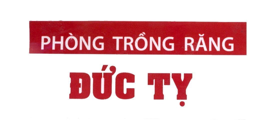 Nhãn hiệu Phòng Trồng Răng Đức Tỵ  của Hộ kinh doanh cá thể phòng răng Đức Tỵ, số đơn 4-2018-34038