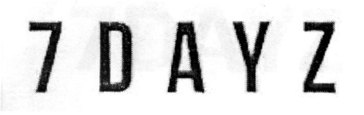 Trademark 7DAYZ of PARKSON PRIVATE LABEL SDN BHD, application No 4-2018-35908
