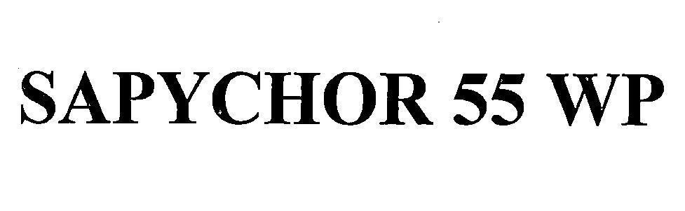 Nhãn hiệu SAPYCHOR 55 WP  của Công ty cổ phần bảo vệ thực vật Sài Gòn, số đơn 4-2018-35947