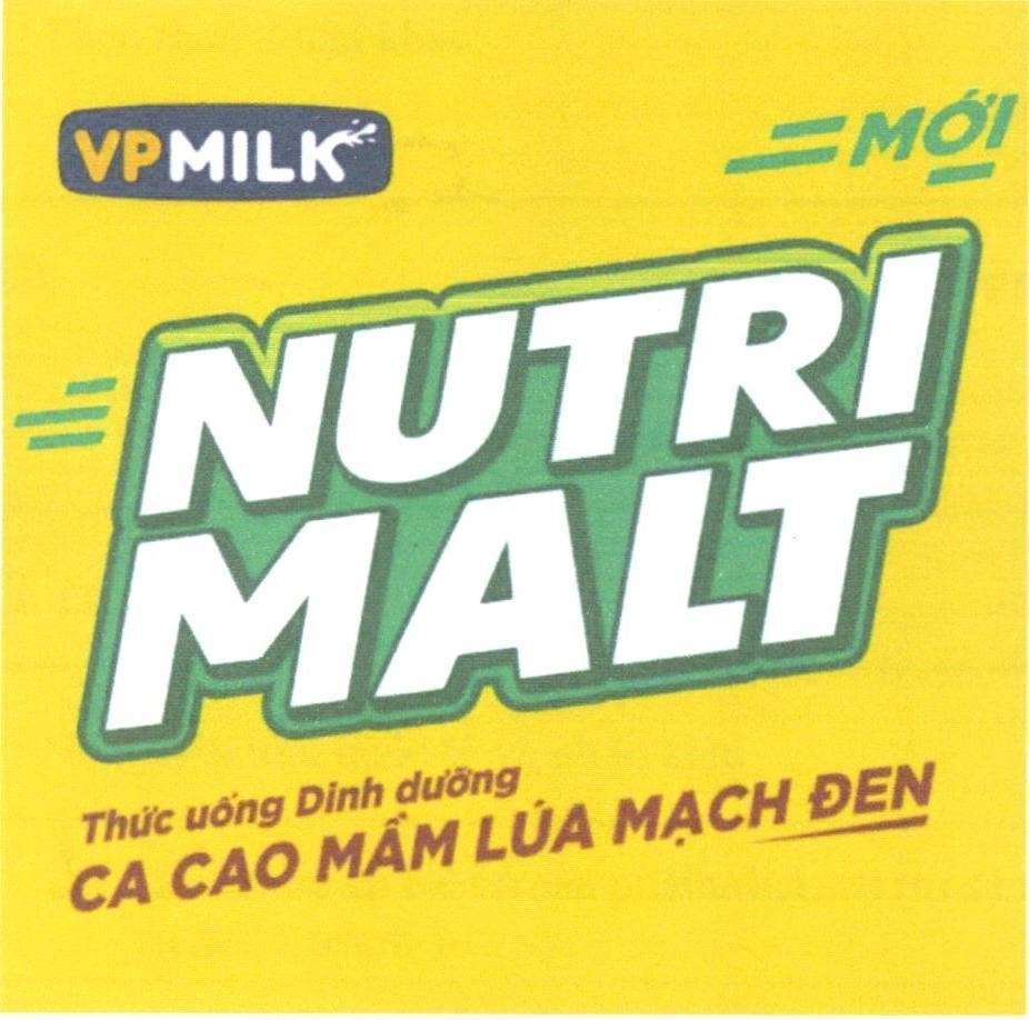 Nhãn hiệu VPMILK NUTRI MALT Mới Thức Uống Dinh Dưỡng Ca Cao Mầm Lúa Mạch Đen  của Công ty cổ phần Sữa chuyên nghiệp Việt Nam, số đơn 4-2018-41017