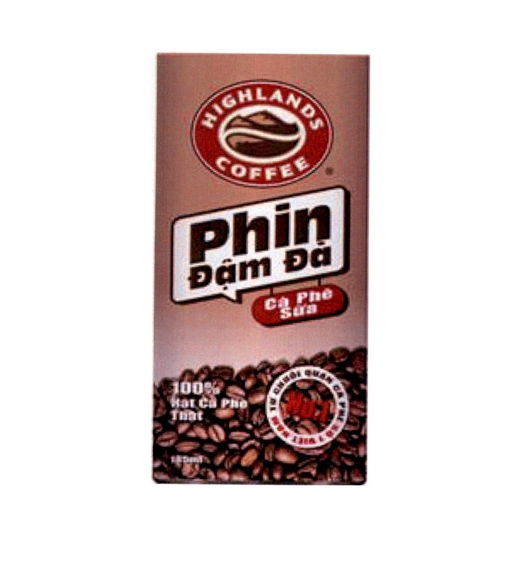 Phin Đậm Đà Cà phê sữa HIGHLANDS COFFEE 100% Hạt cà phê thật...