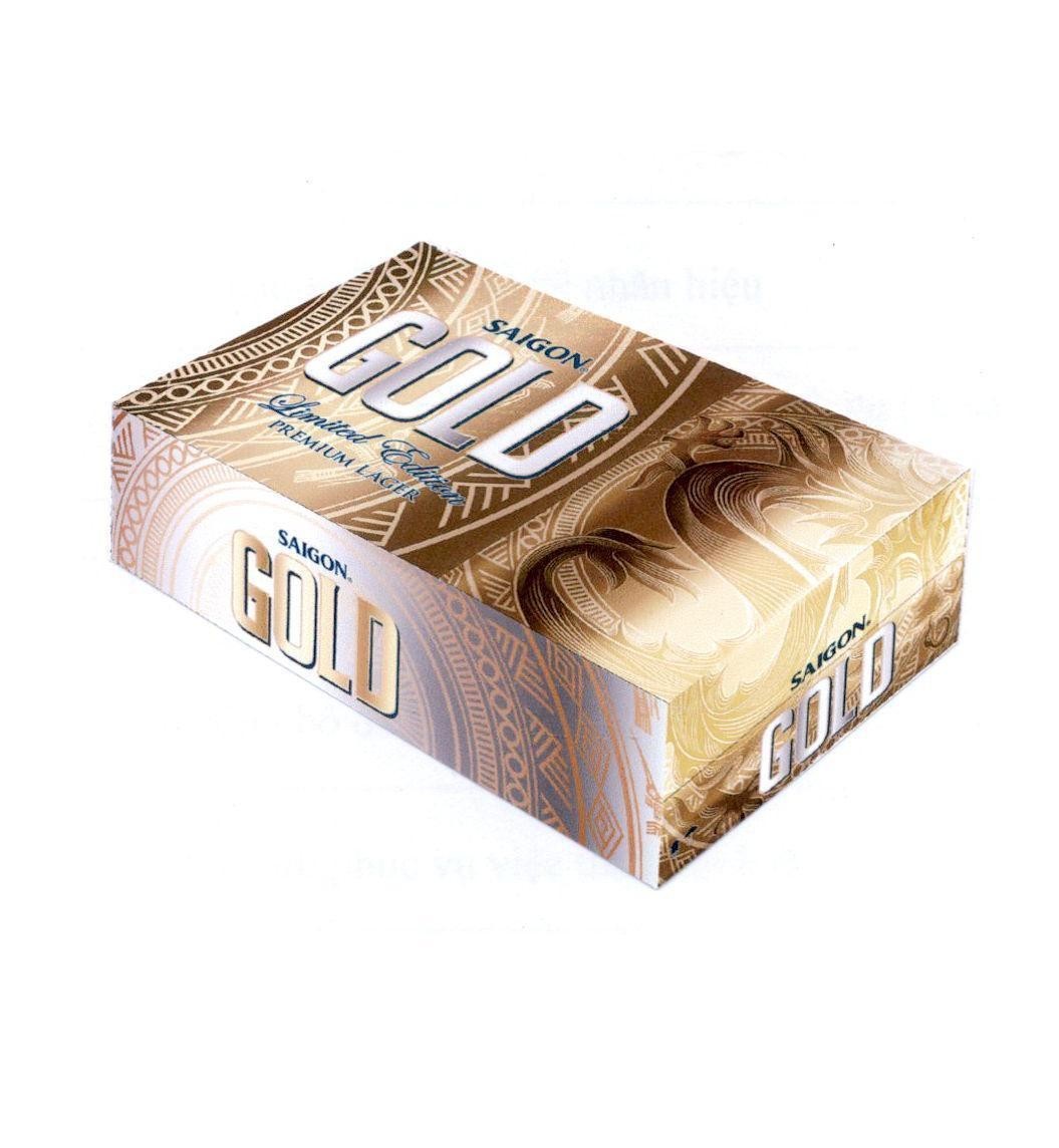 Nhãn hiệu GOLD SAIGON Limited Edition PREMIUM LAGER  của Tổng công ty cổ phần bia - rượu - nước giải khát Sài Gòn, số đơn 4-2019-01738