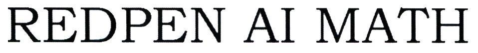 REDPEN AI MATH 