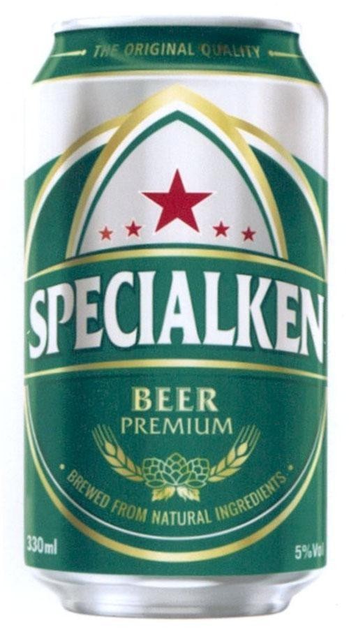 SPECIALKEN BEER PREMIUM BREWED FROM NATURAL INGREDIENTS THE ORIGINAL QUALITY 330ml 5% Vol, hình SPECIALKEN BEER PREMIUM BREWED FROM NATURAL INGREDIENTS THE ORIGINAL QUALITY 330ML 330 ML 5 VOL