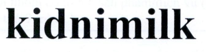 Nhãn hiệu kidnimilk  của Công ty cổ phần Đầu tư Thương mại Dược Quốc tế, số đơn 4-2019-04804