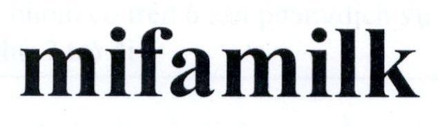 Nhãn hiệu mifamilk  của Công ty cổ phần Đầu tư Thương mại Dược Quốc tế, số đơn 4-2019-04805