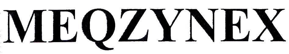 Trademark MEQZYNEX  of Công ty trách nhiệm hữu hạn dược phẩm Anh Thy, application No 4-2019-07261