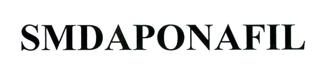 Nhãn hiệu SMDAPONAFIL  của Công ty cổ phần thương mại dược phẩm Sao Mai, số đơn 4-2019-08349
