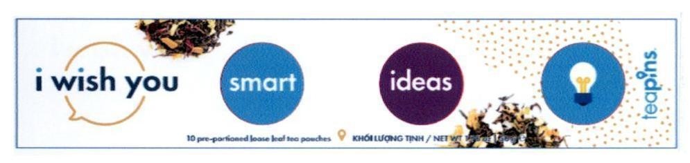 i wish you smart ideas teapins 10 pre-portioned loose leaf tea pouches Khối Lượng Tịnh/NET WT: 1.76 oz 50 g e 