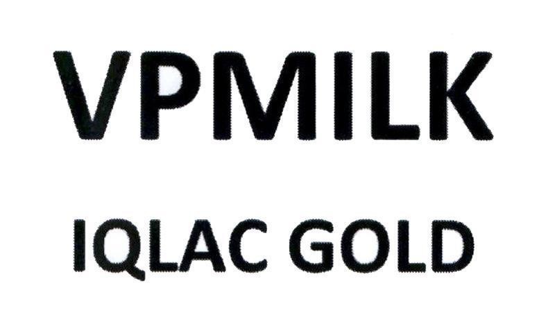 Nhãn hiệu VPMILK IQLAC GOLD  của Công ty cổ phần Sữa chuyên nghiệp Việt Nam, số đơn 4-2019-14607