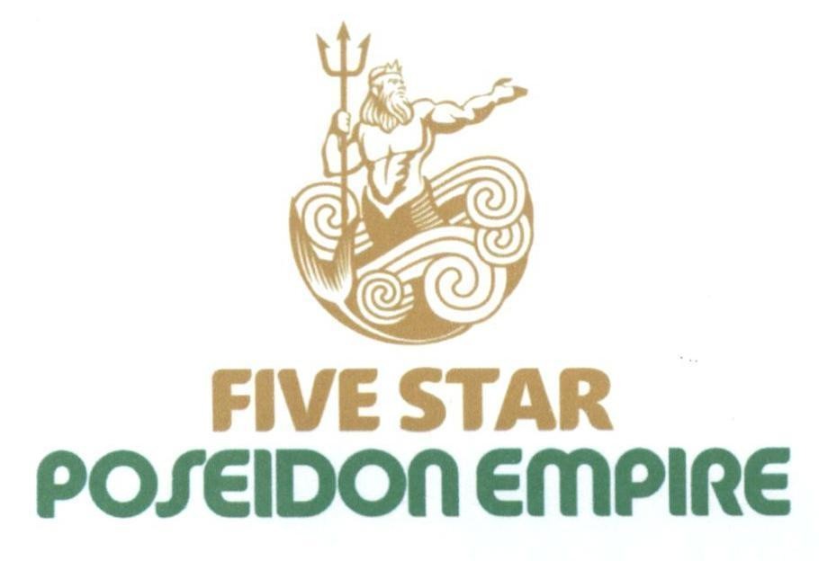 Nhãn hiệu FIVE STAR POSEIDON EMPIRE  của Công ty cổ phần Tập đoàn quốc tế Năm Sao, số đơn 4-2019-15074