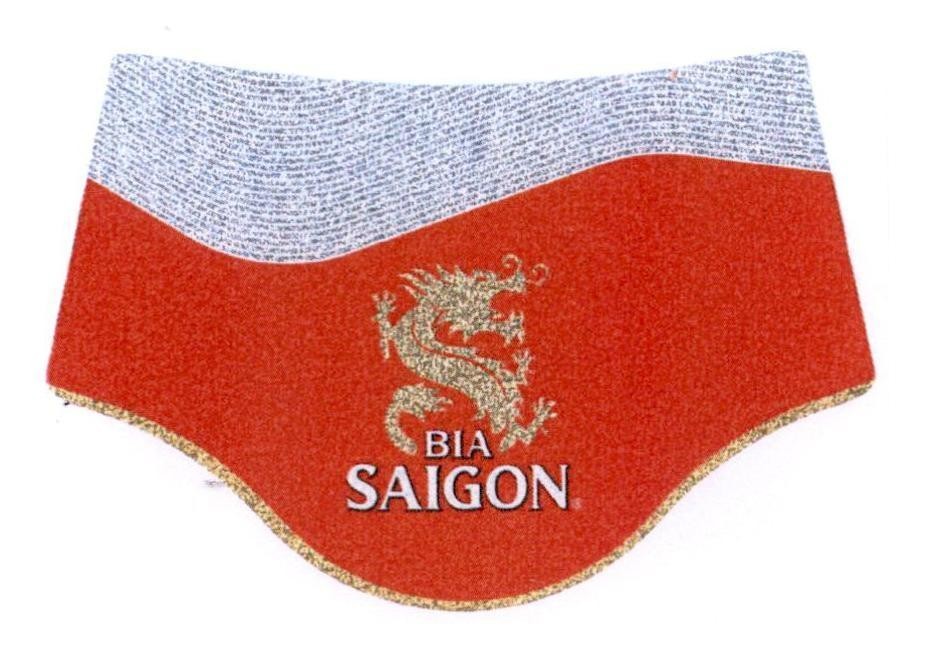 Trademark BIA SAIGON  of Tổng công ty cổ phần Bia - Rượu - Nước giải khát Sài Gòn, application No 4-2019-20746