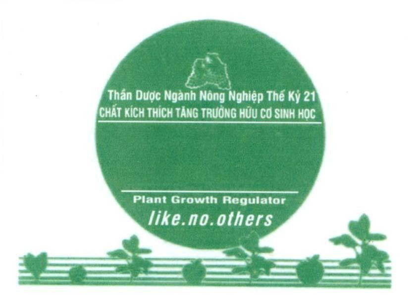 Công ty TNHH Ngân Anh的Thần Dược Ngành Nông Nghiệp Thế Kỷ 21 Chất Kích Thích Tăng Trưởng Hữu Cơ Sinh Học Plant Growth Regulator like.no.others 品牌, 申请号 4-2019-24271