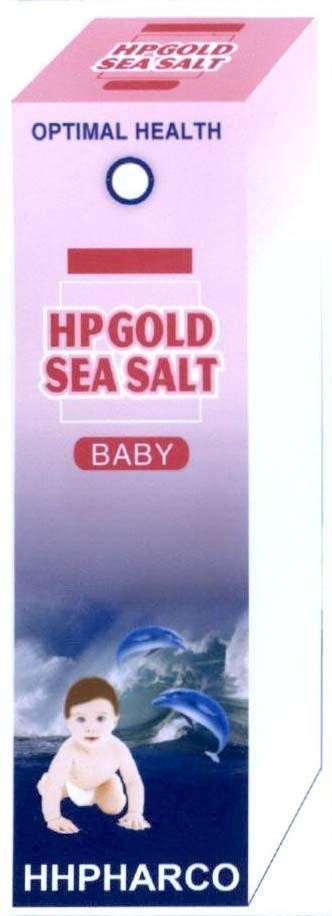 Nhãn hiệu HPGOLD SEASALT BABY HHPHARCO OPTIMAL HEALTH HPGOLD SEASALT  của Công ty trách nhiệm hữu hạn TMDV&XNK Hoàng Hải Phát, số đơn 4-2019-28249