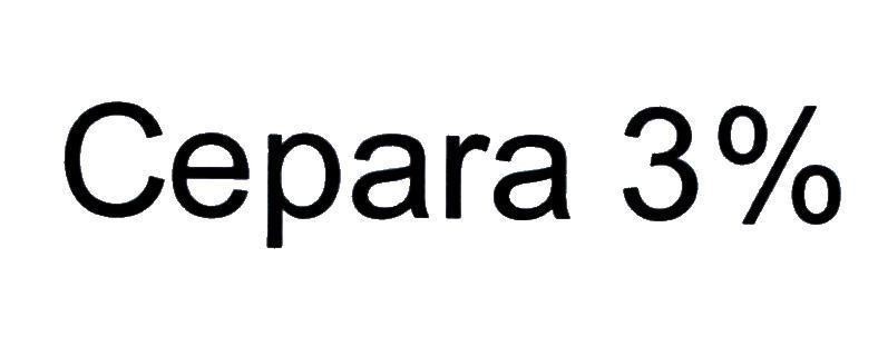Cepara 3% 