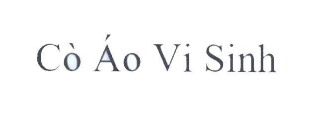 Nhãn hiệu Cò áo Vi Sinh  của Công ty TNHH Ba Con Cò Việt Pháp, số đơn 4-2019-33314