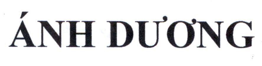 Trademark ÁNH DƯƠNG  of Nguyễn Doãn Thiệu, application No 4-2019-36359