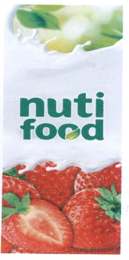 Nhãn hiệu nuti food  của Công ty cổ phần thực phẩm dinh dưỡng NUTIFOOD, số đơn 4-2019-37245