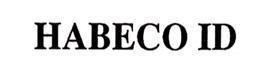 Nhãn hiệu HABECO ID  của Tổng công ty cổ phần bia - rượu - nước giải khát Hà Nội, số đơn 4-2019-38046