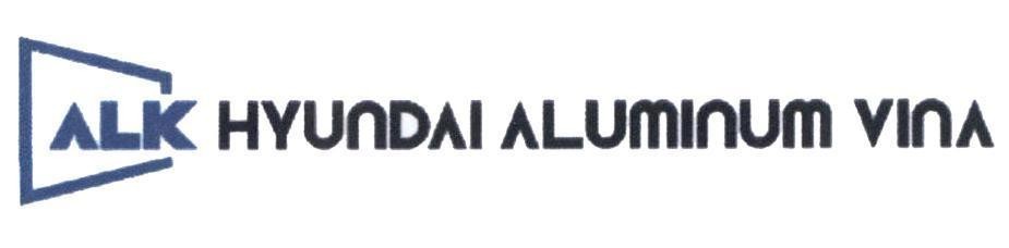 Nhãn hiệu ALK HYUNDAI ALUMINUM VINA  của Công ty cổ phần HYUNDAI ALUMINUM VINA, số đơn 4-2019-40377