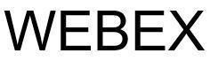 Nhãn hiệu WEBEX  của Cisco Technology, Inc., số đơn 4-2019-42321