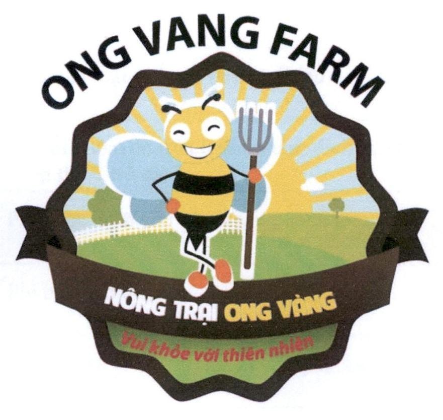 Nhãn hiệu ONG VANG FARM Nông Trại Ong Vàng Vui khỏe với thiên nhiên  của Công ty cổ phần đầu tư nông trại Ong Vàng, số đơn 4-2019-43276