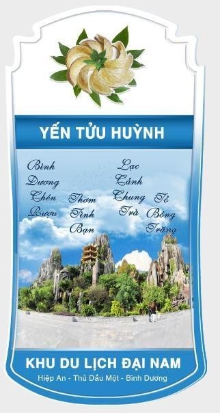 YẾN TỬU HUỲNH KHU DU LỊCH ĐẠI NAM Hiệp An - Thủ Dầu Một - Bình Dương Binh Dương Chén Rượu Thơm Tình Bạn Lạc Cảnh Chung Trà Tỏ Bóng Trăng 
