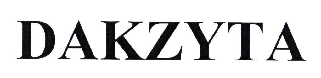 Trademark DAKZYTA  of Công ty trách nhiệm hữu hạn dược phẩm Anh Thy, application No 4-2019-45238