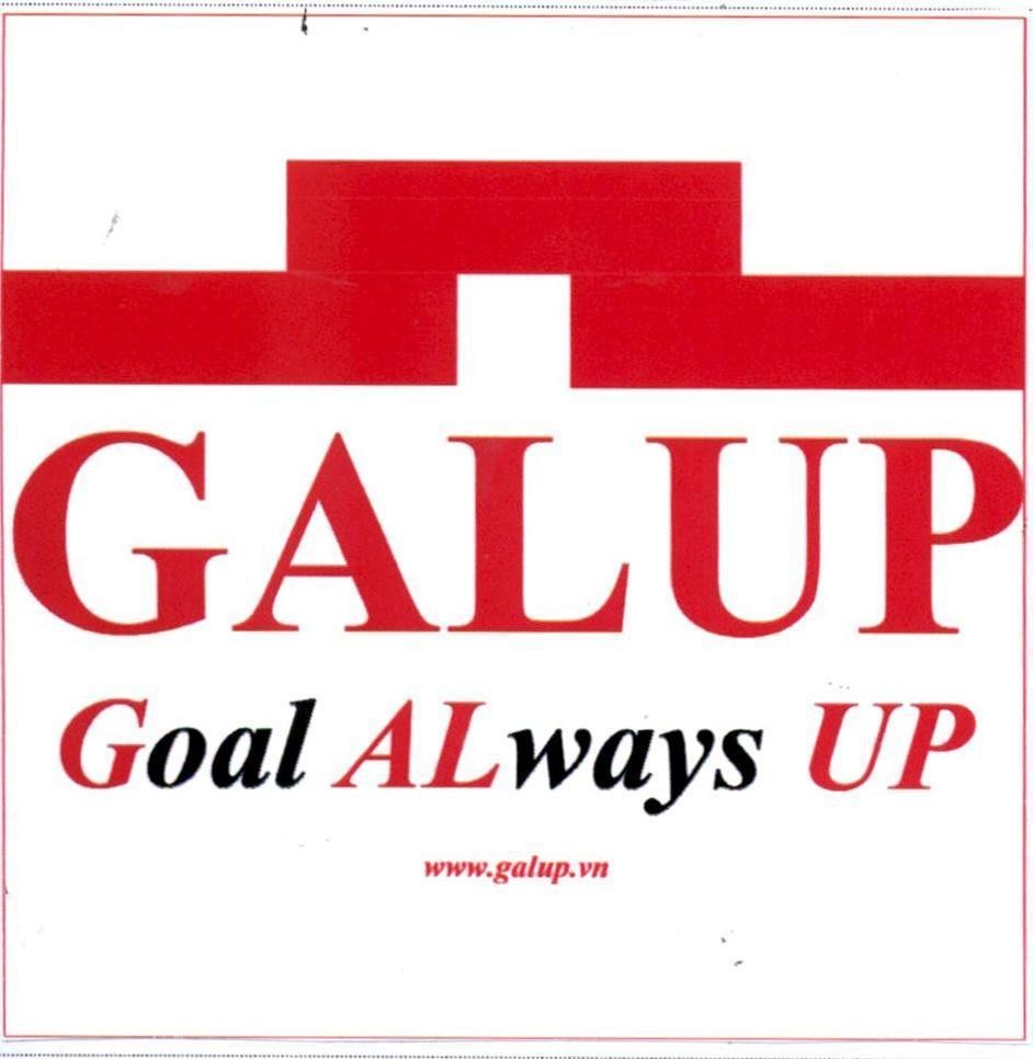 GALUP Goal ALways Up www.galup.vn 
