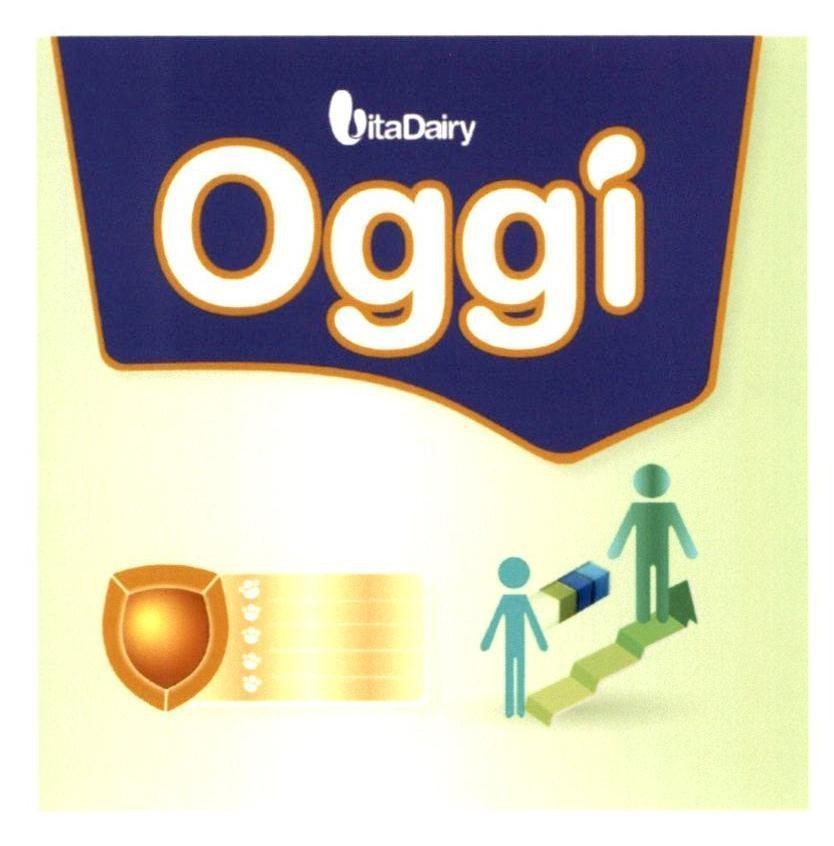 Nhãn hiệu VitaDairy Oggi  của Công ty cổ phần sữa VITADAIRY Việt Nam, số đơn 4-2019-46829