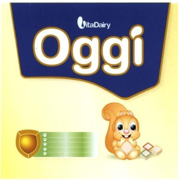 Nhãn hiệu VitaDairy Oggi  của Công ty cổ phần sữa VITADAIRY Việt Nam, số đơn 4-2019-46835