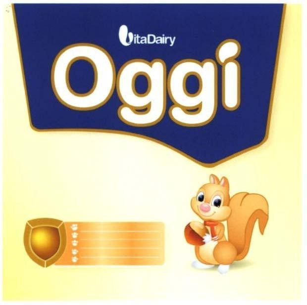 Nhãn hiệu VitaDairy Oggi  của Công ty cổ phần sữa VITADAIRY Việt Nam, số đơn 4-2019-46836