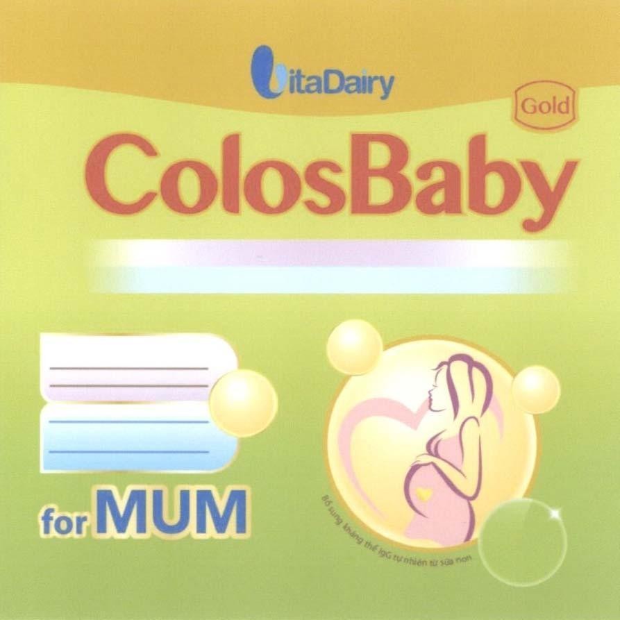 Nhãn hiệu VitaDairy Gold ColosBaby for MUM Bổ sung kháng thể IgG tự nhiên từ sữa non  của CÔNG TY CỔ PHẦN SỮA VITADAIRY VIỆT NAM, số đơn 4-2019-46837