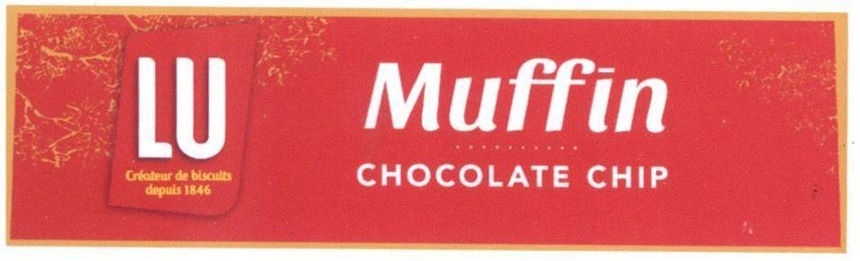 Trademark LU Créateur de biscuits depuis 1846 Muffin CHOCOLATE CHIP  of GENERALE BISCUIT, application No 4-2019-52250