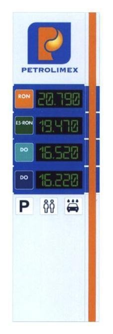 Nhãn hiệu P PETROLIMEX RON E5-RON DO DO  của Tập đoàn xăng dầu Việt Nam, số đơn 4-2019-53121