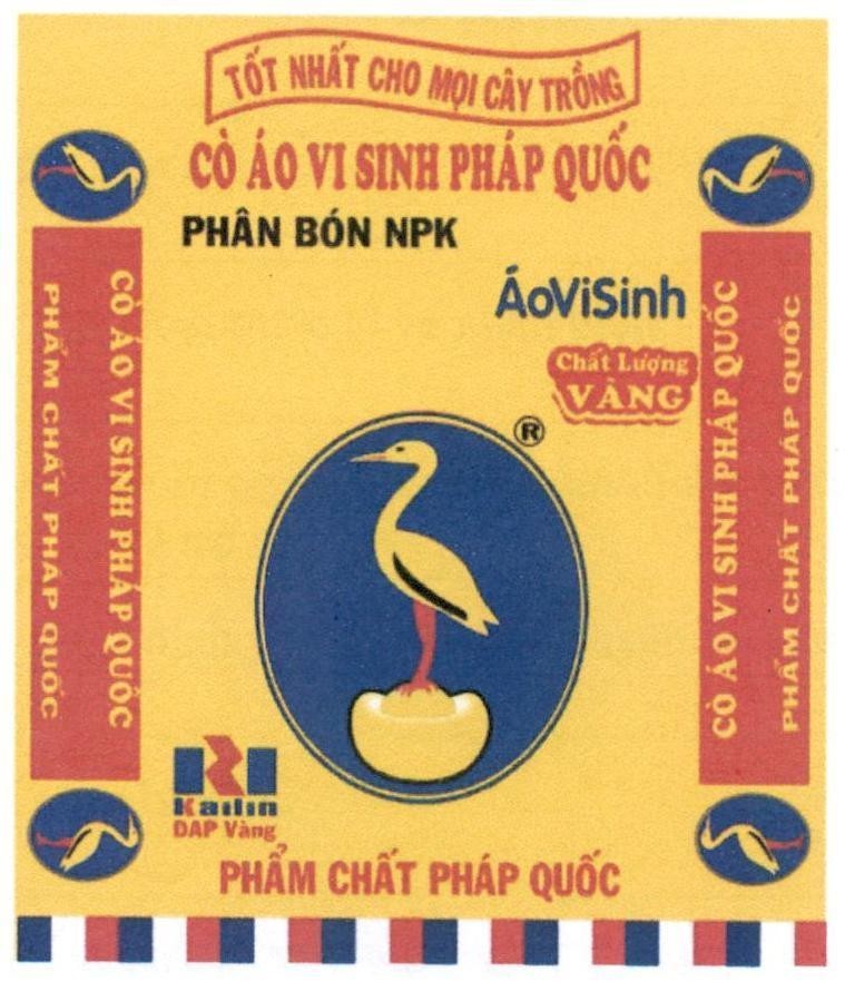 Tốt Nhất Cho Mọi Cây Trồng Cò áo Vi Sinh Pháp Quốc Phân bón NPK áo Vi Sinh Chất Lượng Vàng Kailin DAP Vàng Phẩm Chất Pháp 