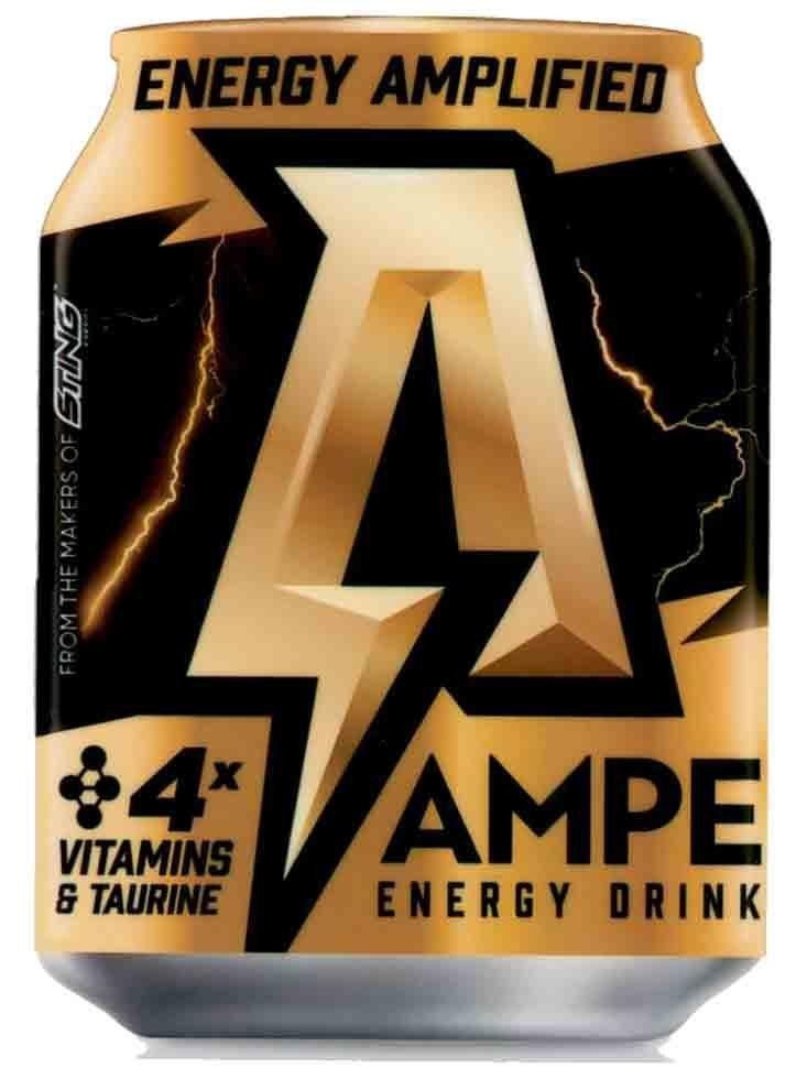 Nhãn hiệu A ENERGY AMPLIFIED 4 VITAMINS & TAURINE AMPE ENERGY DRINK FROM THE MAKERS OF STING  của PepsiCo, Inc., số đơn 4-2020-05975