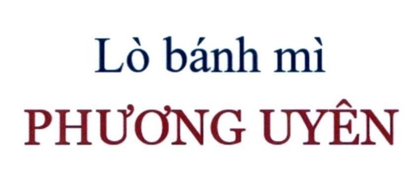 Trademark Lò bánh mì Phương Uyên  of Nguyễn Thị Thu, application No 4-2020-06313
