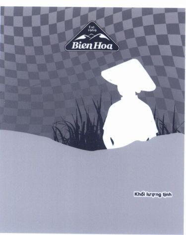 Trademark Bien Hoa EST. 1969 Khối lượng tịnh  of Công ty cổ phần hàng tiêu dùng Biên Hòa, application No 4-2020-06385