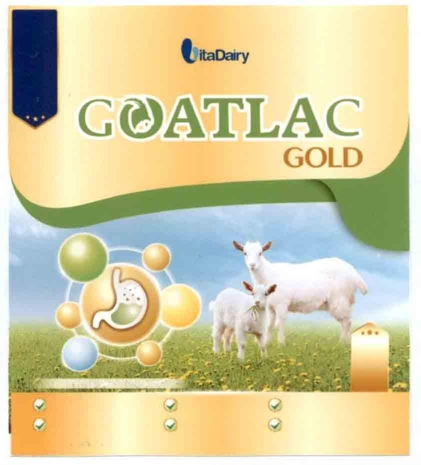 Nhãn hiệu GOATLAC GOLD VitaDairy  của Công ty cổ phần sữa VITADAIRY Việt Nam, số đơn 4-2020-12364