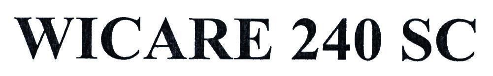 Nhãn hiệu WICARE 240 SC  của Công ty cổ phần bảo vệ thực vật Sài Gòn, số đơn 4-2020-13202