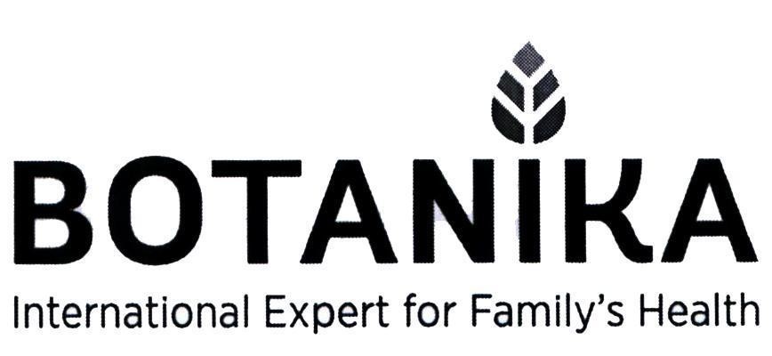 Nhãn hiệu BOTANIKA International Expert for Family's Health  của Công ty cổ phần Marico South East Asia, số đơn 4-2020-16381