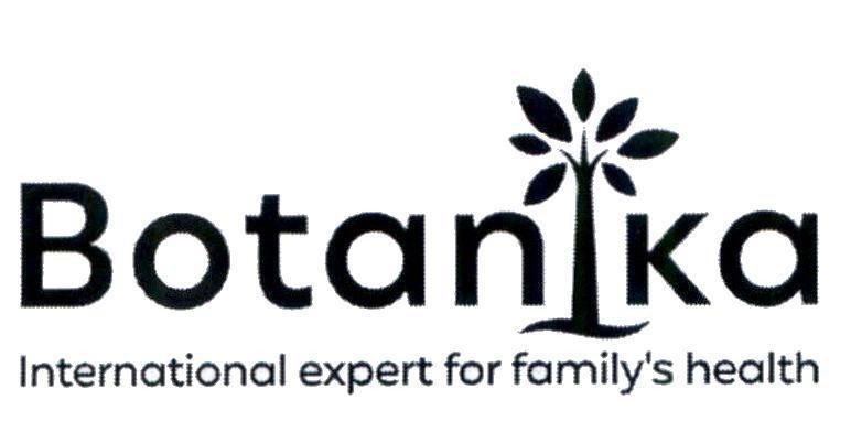 Nhãn hiệu Botanika International expert for family's health  của Công ty cổ phần Marico South East Asia, số đơn 4-2020-16383
